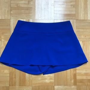 NWOT Express, royal blue mini skirt, 4